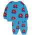 The Campamento Blue Big Flowers Baby Sweatshirt & Jogging Pants Set