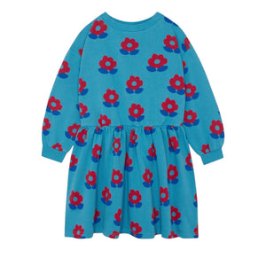 The Campamento  Blue Big Flowers Dress