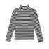 The Campamento Grey/Black Stripes Turtleneck