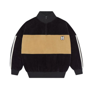 The Campamento Grey Contrast Half Zip Sweatshirt
