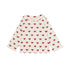 The Campamento Ecru Red Bows Baby T-Shirt & Legging Set