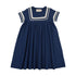 Farren + Me Navy/ Ecru Tennis Short Sleeve Sailor Dress