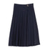 Twinset Classic Blue/Stripe Off White Long Pleated Skirt