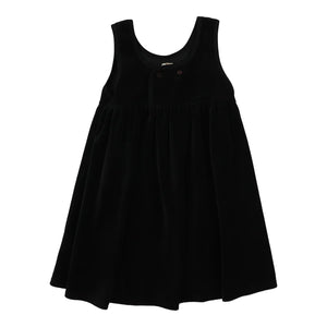 Lil Legs Black Velour Jumper