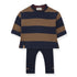 1 + in the Family Castagna Knut Sweater & Dark Blue Sina Legging Set