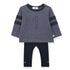 1 + in the Family Denim Franz Number One T-Shirt A & Dark Blue Sina Legging Set
