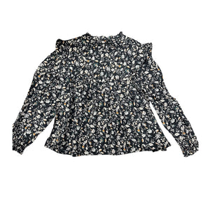 Cera Una Volta Matilda Black Floral Top