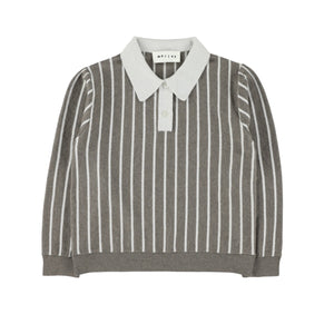 Morley Canvasgrey Vincent Boys Knitted Polo