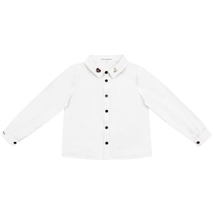 Parni K554 Girls White Shirt