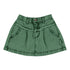 Piupiuchick Washed Green Denim Knee-Length Skirt