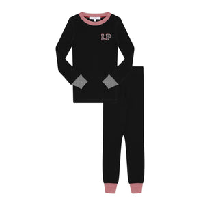Parni  PJ103 Black Colorblock Pajamas