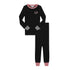Parni  PJ103 Black Colorblock Pajamas