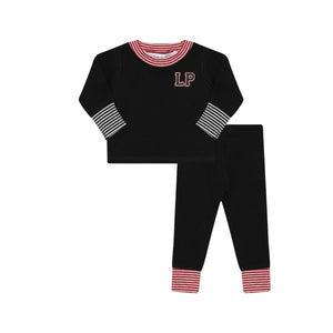 Parni D06 Black Colorblock Doll Pajamas