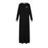 Parni PJ105 Black Colorblock Nightgown