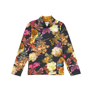 Christina Rohde Large Floral Mockneck Top