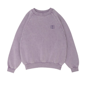 The Campamento Purple Washed Oversized Sweatshirt