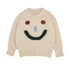 The Campamento Ecru Happy Face Sweater