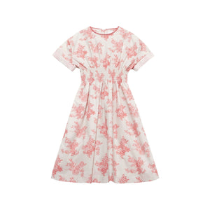 Cera Una Volta Toile De Jouy Pink Sia Dress