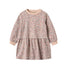 Wheat Rose Dust Flowers Zenia LS Sweat Dress