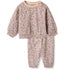 Wheat Rose Dust Flowers Lia Sweatshirt & Chevy Sweatspants Set