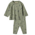 Wheat Dusty Green Cars Malthe T-Shirt & Manfred Jersey Pants Set
