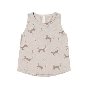 Rylee + Cru Cream Jungle Leopard Tank Top