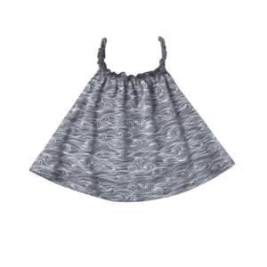 Rylee + Cru Grey Waves Top