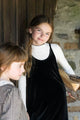Lil Legs Cream Scalloped Knit Mockneck