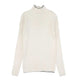 Lil Legs Cream Scalloped Knit Mockneck