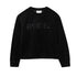 Sonia Rykiel Black Logo Crewneck Sweatshirt
