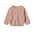 Wheat Rose Powder Magnella Knit Cardigan