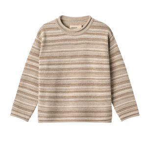 Wheat Warm Sand Melange Gunnar Knit Pullover