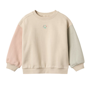 Wheat Off White Elliot Embroidered Sweatshirt