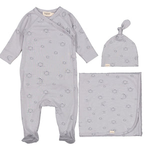 Marmar Moon Rubello 3Pc Set (Footie + Hat + Blanket)