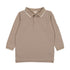 Lil Legs Analogie Taupe Long Sleeve Polo