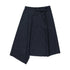Urban Edge Navy Pinstriped Wrap Skirt