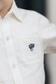 Tartine et Chocolat White Button Down Collar Shirt