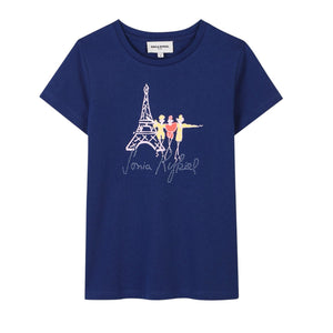 Sonia Rykiel Navy Paris Madame Rykiel SS Tee