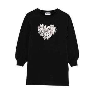 Moschino Nero/Black Dress Bow Print