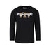 Moschino Black Three Bears Txt Logo Print LS Tee