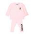 Moschino Sugar Rose Smile Bear Patch Baby Legging Set