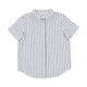Bace Navy/White Thick Striped shirt