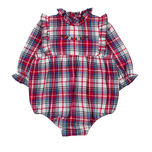 Louis Louise Off White/Red Rebecca Romper