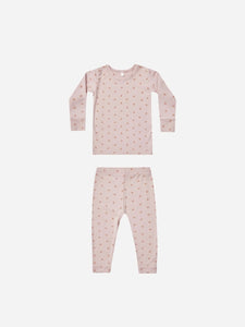 Quincy Mae Blush-Twinkle Bamboo Pj Set