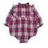 Louis Louise Off White/Red Rebecca Romper