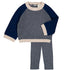 Louis Louise Grey/Navy Rupert Sweater & Chat Legging Set