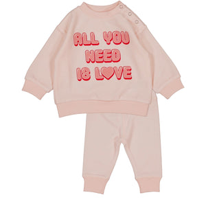 Louis Louise Pink Jimmy Sweater & Tim Legging Set