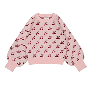 Louis Louise Pink/Burgundy Elia Sweater
