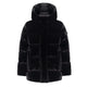 Colmar Black Velvet Down Coat 3441