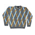 Emanuel Pris Grigio/Cielo/Cognac Design Sweater